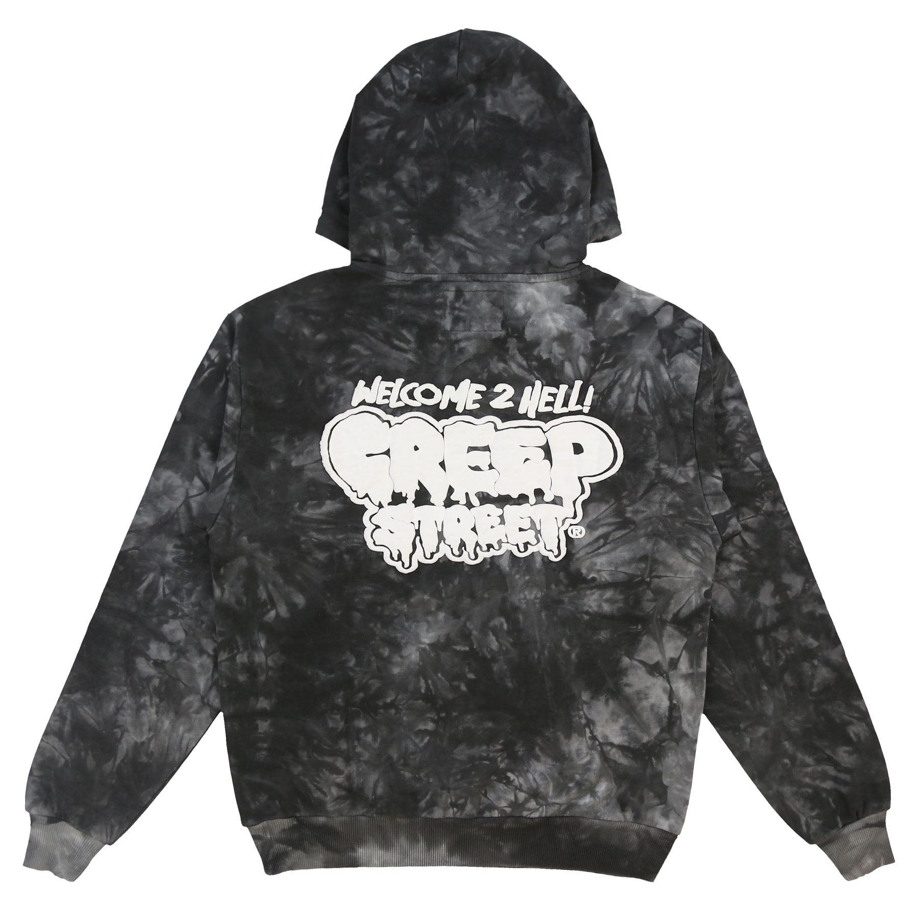CREEPY LOGO VINTAGE WASH HOODIE