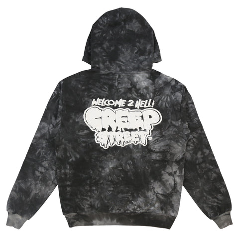 CREEPY LOGO VINTAGE WASH HOODIE