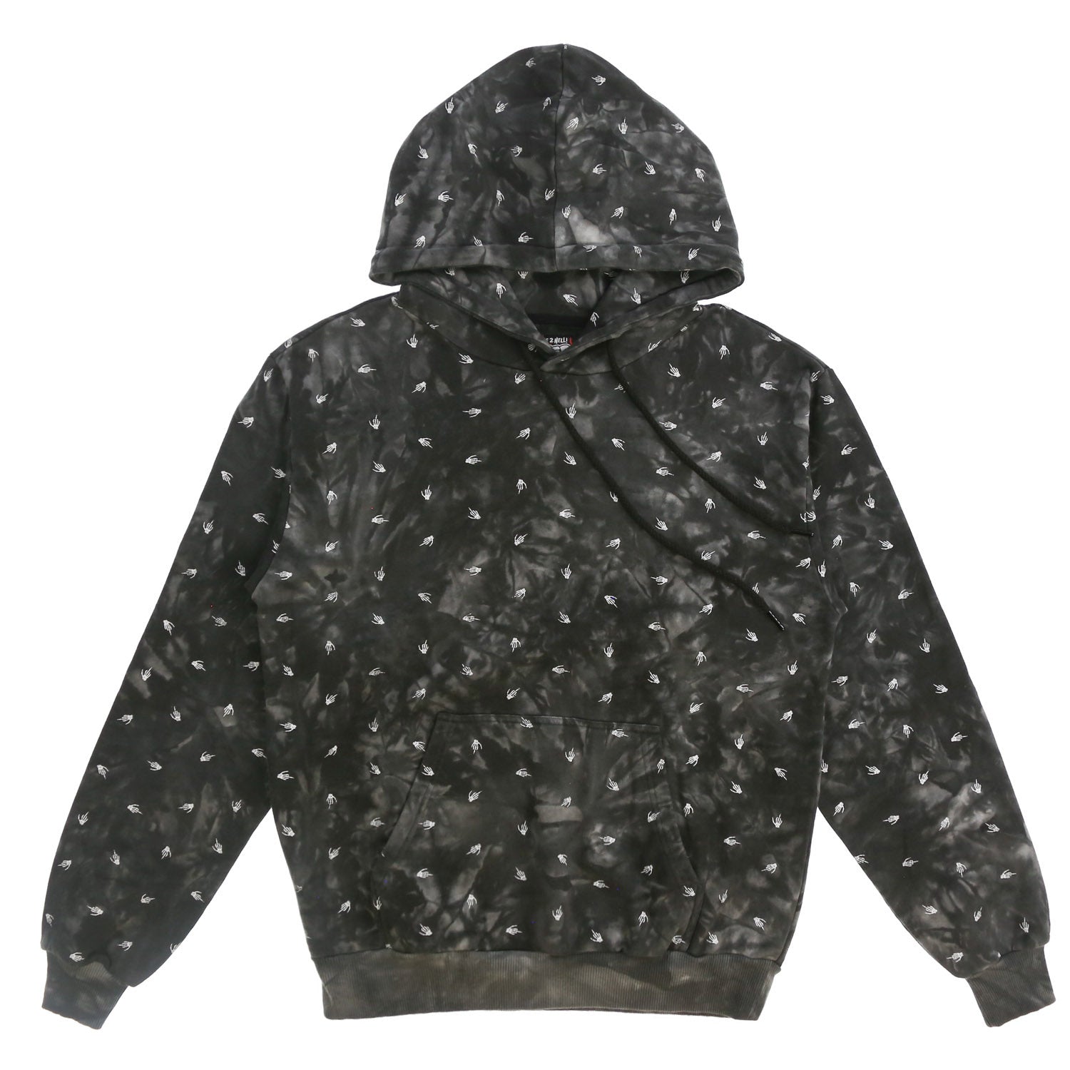 FUCK OFF ALLOVER PRINT PULLOVER HOODIE