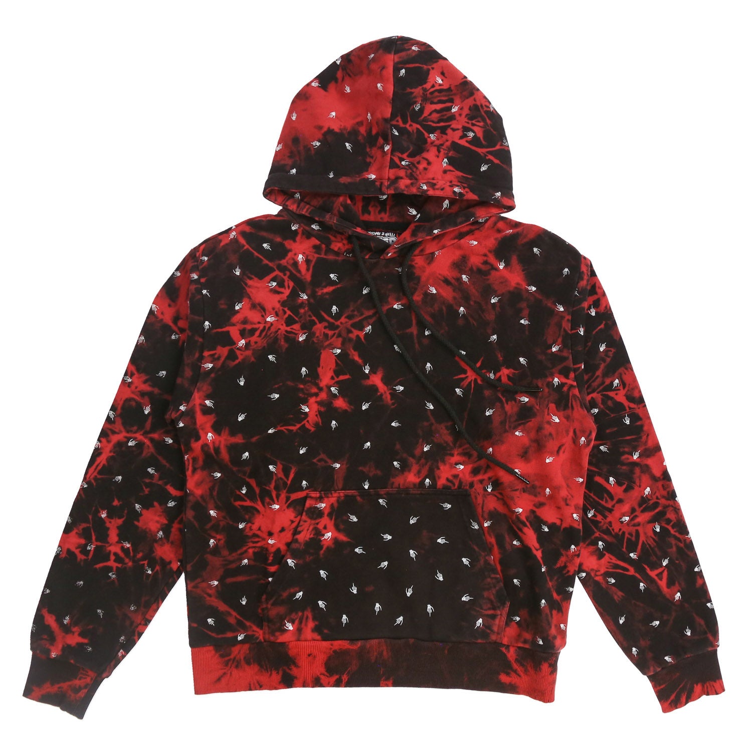FUCK OFF ALLOVER PRINT PULLOVER HOODIE