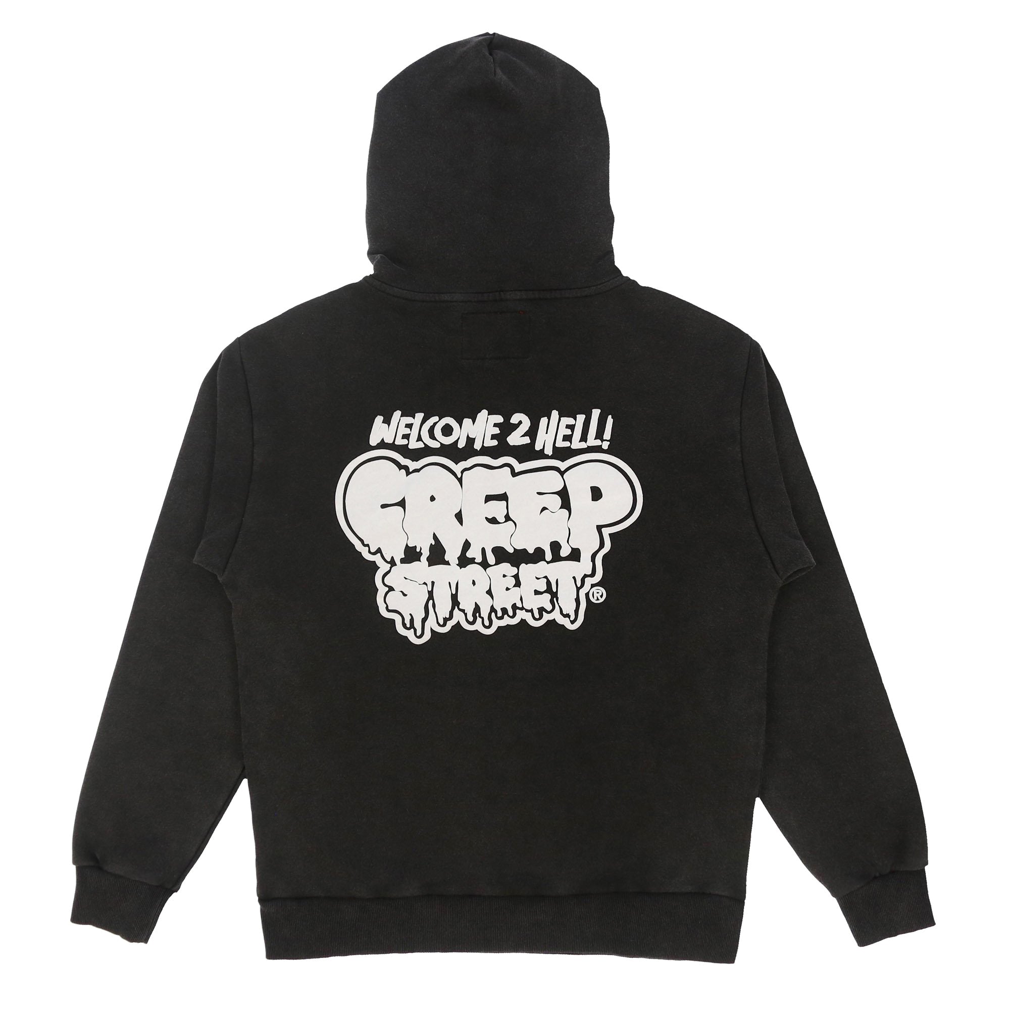 CREEPY LOGO VINTAGE WASH HOODIE