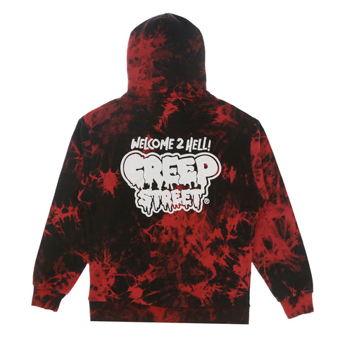 CREEPY LOGO VINTAGE WASH HOODIE