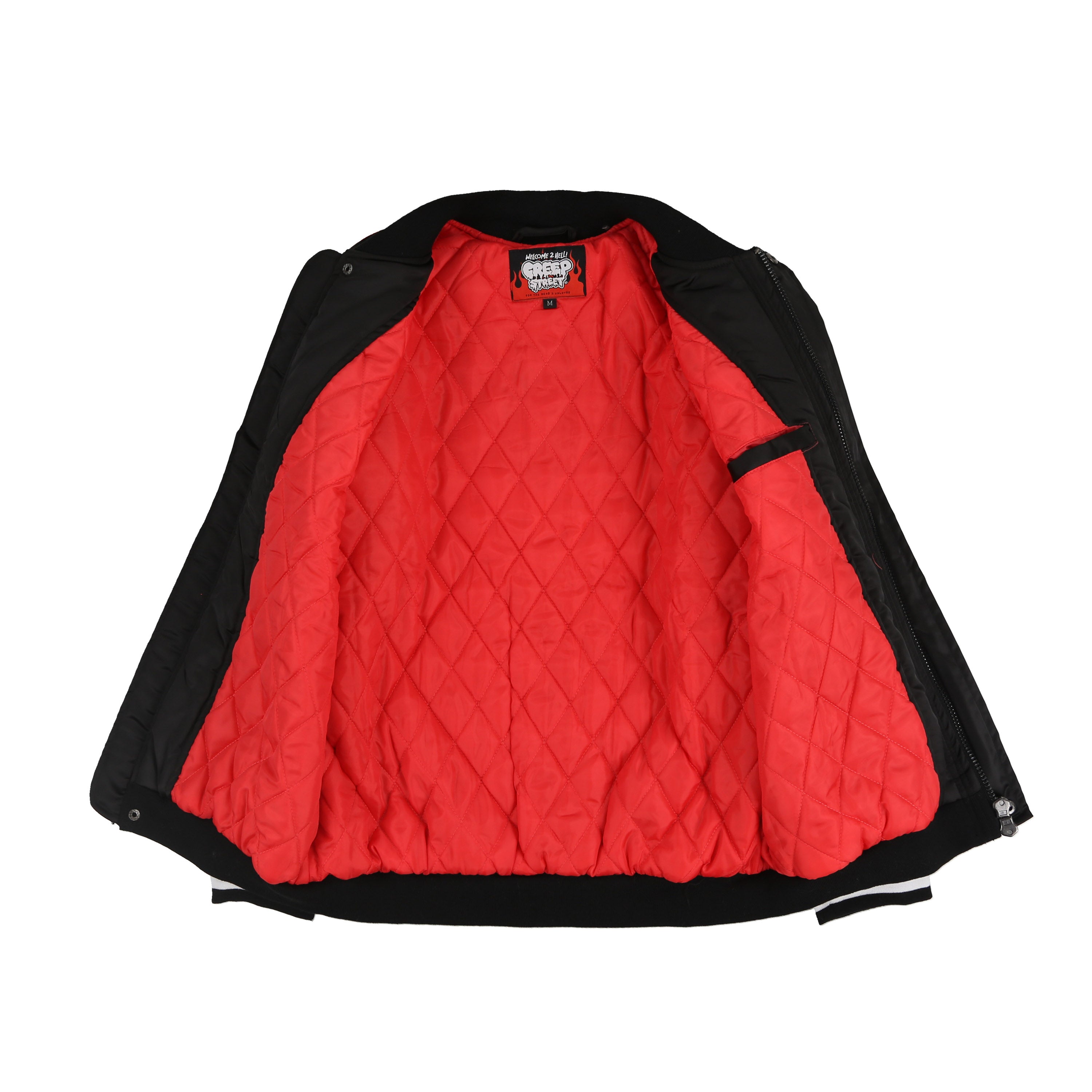 DEATH WEB SATIN BOMBER JACKET (LIMITED EDITION)