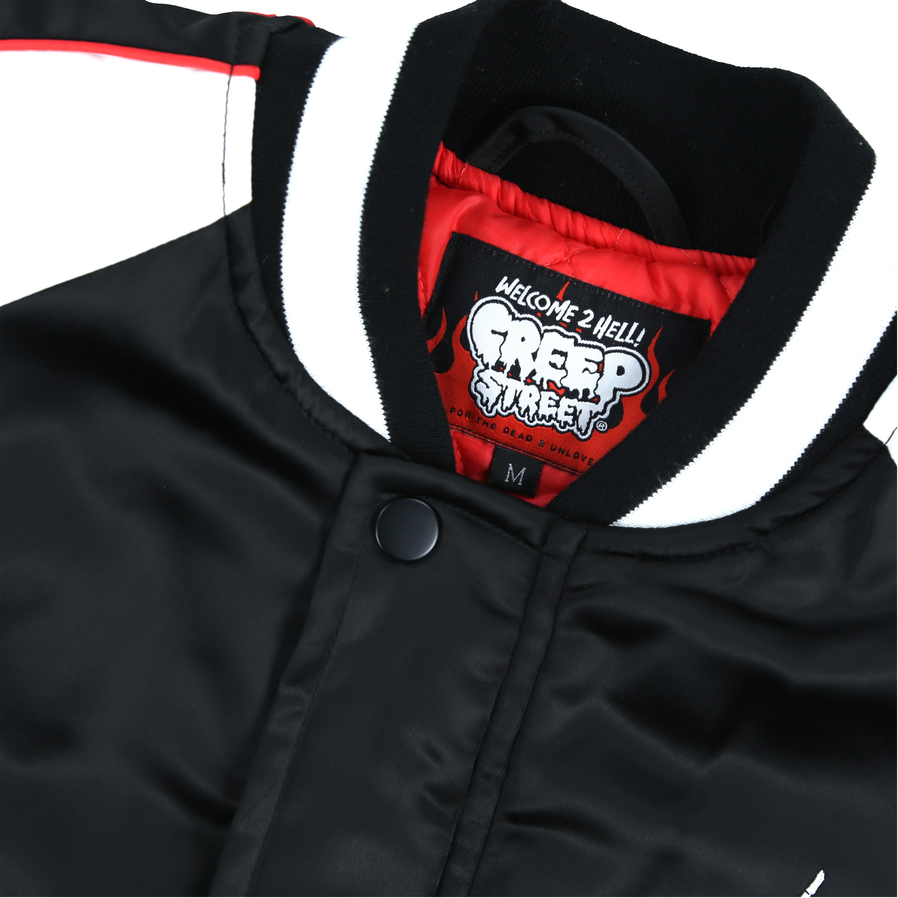 DEATH WEB SATIN BOMBER JACKET (LIMITED EDITION)