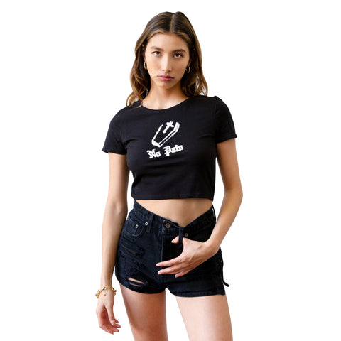 NO PAIN CROP TEE