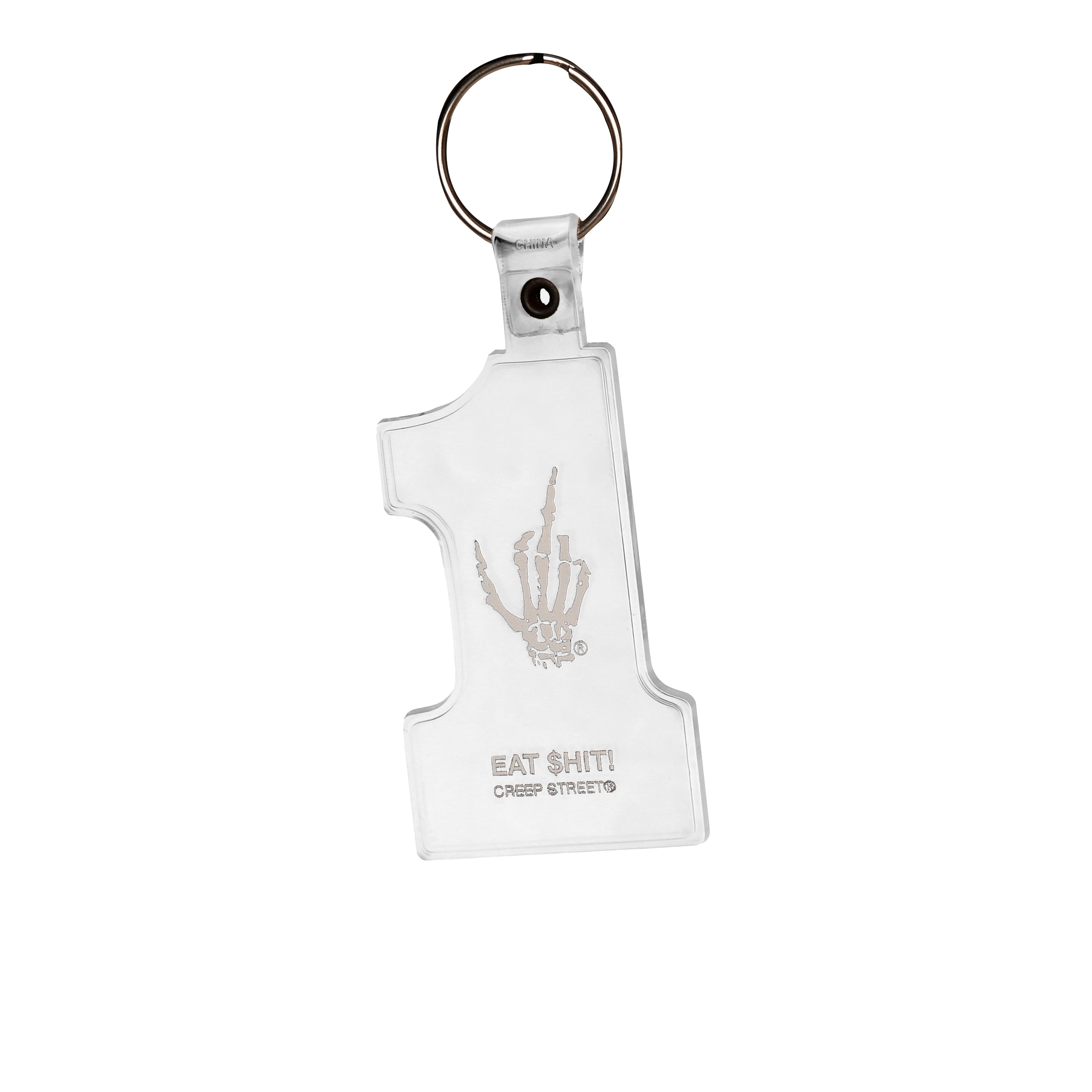 NUMBER 1 KEYCHAIN