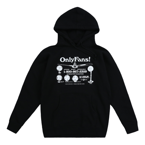 JUST FANS PULLOVER HOODIE