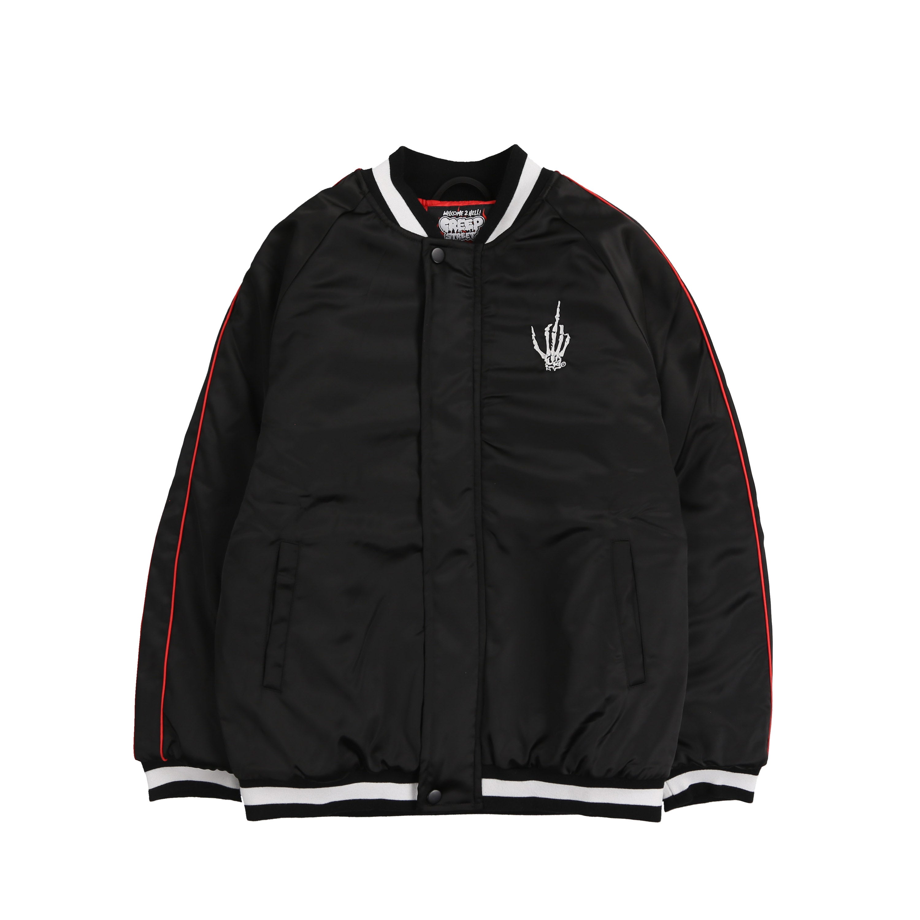 DEATH WEB SATIN BOMBER JACKET (LIMITED EDITION)