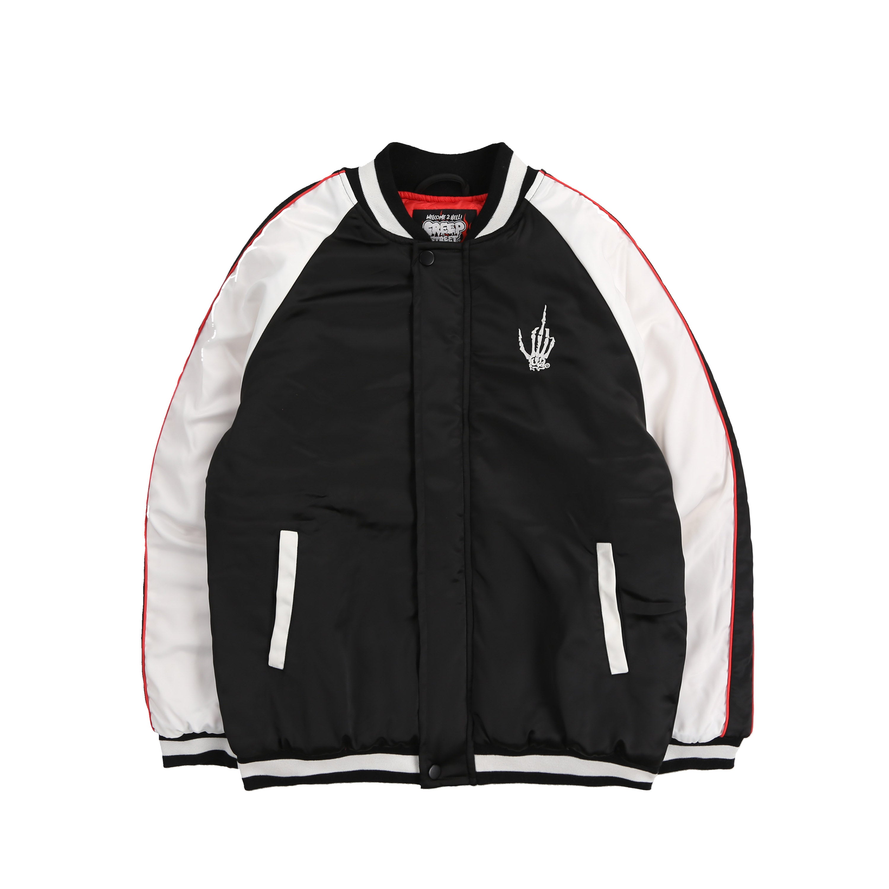 DEATH WEB SATIN BOMBER JACKET (LIMITED EDITION)