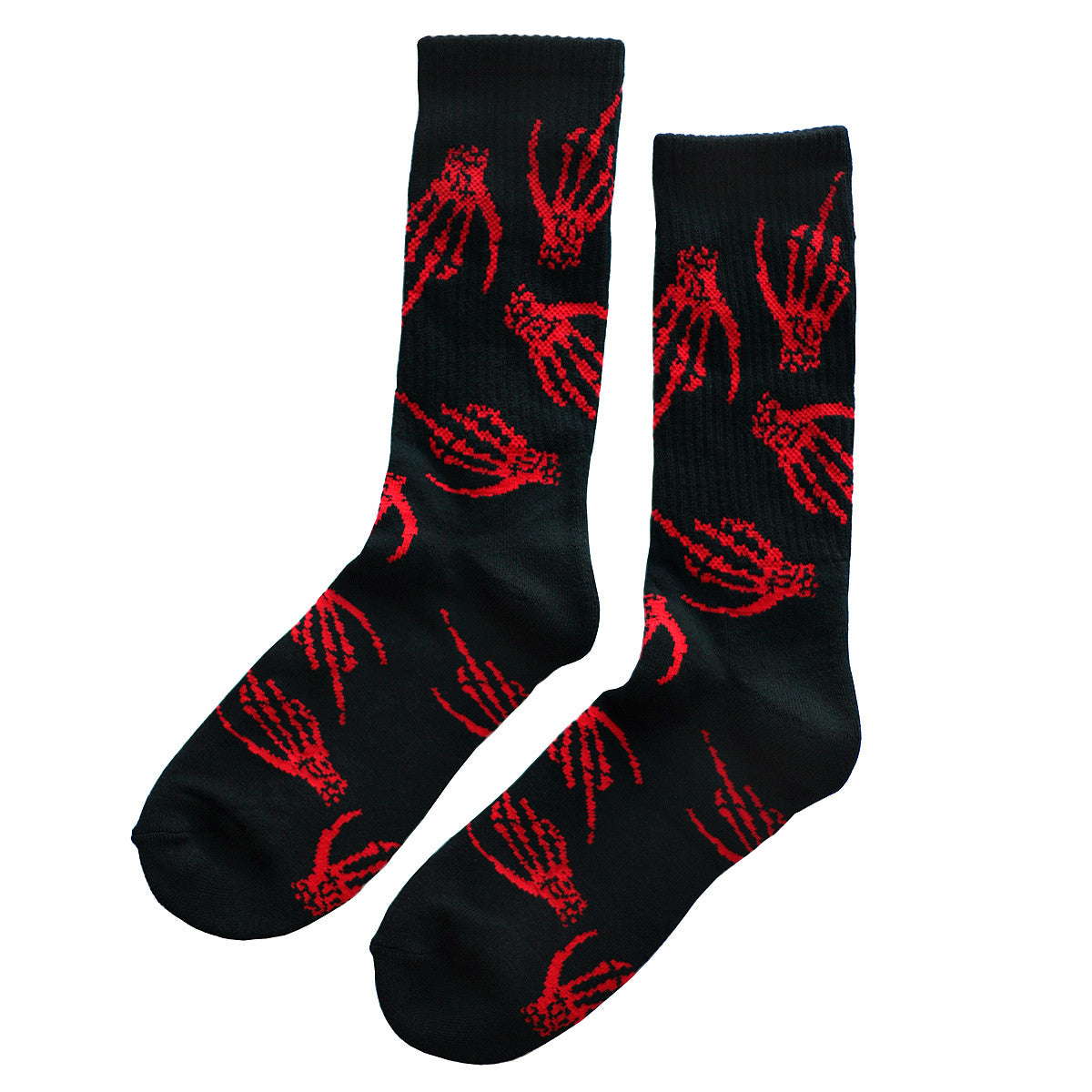 BLACK/RED HANDS