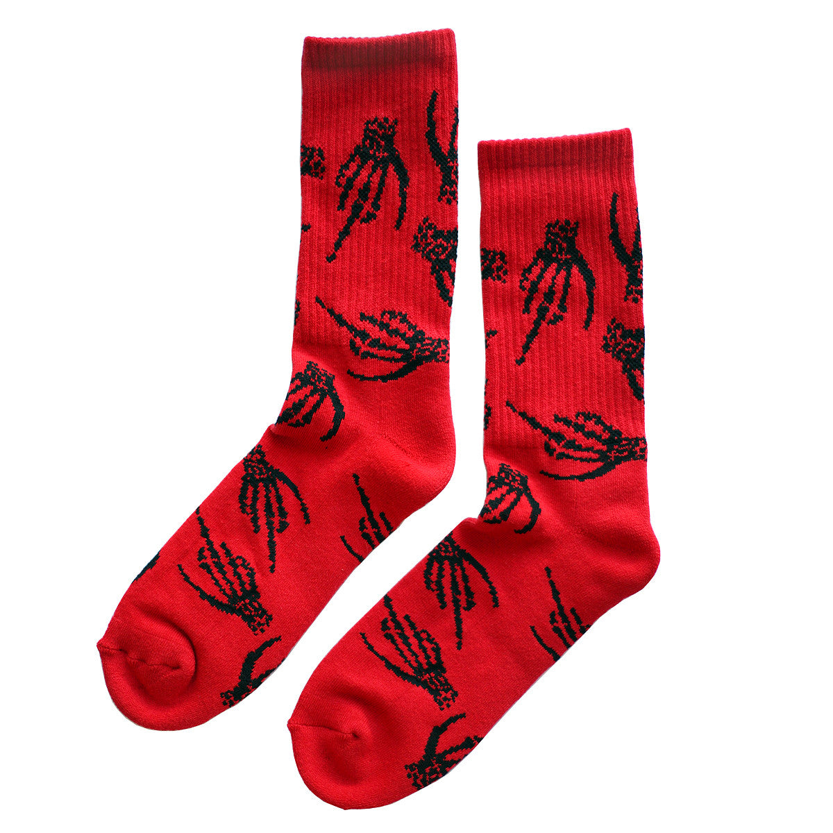 RED/ BLACK HANDS