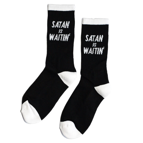 SATAN IS WAITIN SOCKS