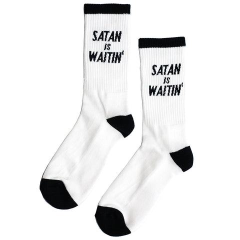 SATAN IS WAITIN SOCKS