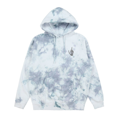 POISON HOODIE (GRAY CRINKLE DYE)